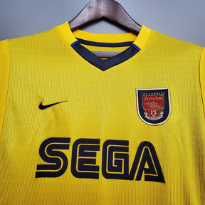 Camisa Arsenal Retrô 1999/2000 Amarela - Nike | Futmantos