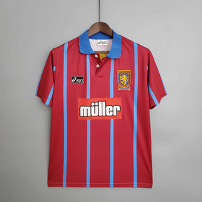 Camisa Aston Villa Retrô 1993/1995 Vermelha - Asics | Futmantos