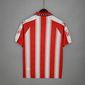 Camisa Atlético de Madrid Retrô 1994/1995 Branca e Vermelha - Puma | Futmantos