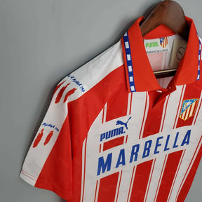 Camisa Atlético de Madrid Retrô 1994/1995 Branca e Vermelha - Puma | Futmantos