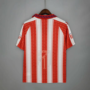 Camisa Atlético de Madrid Retrô 1995/1996 Branca e Vermelha - Puma | Futmantos