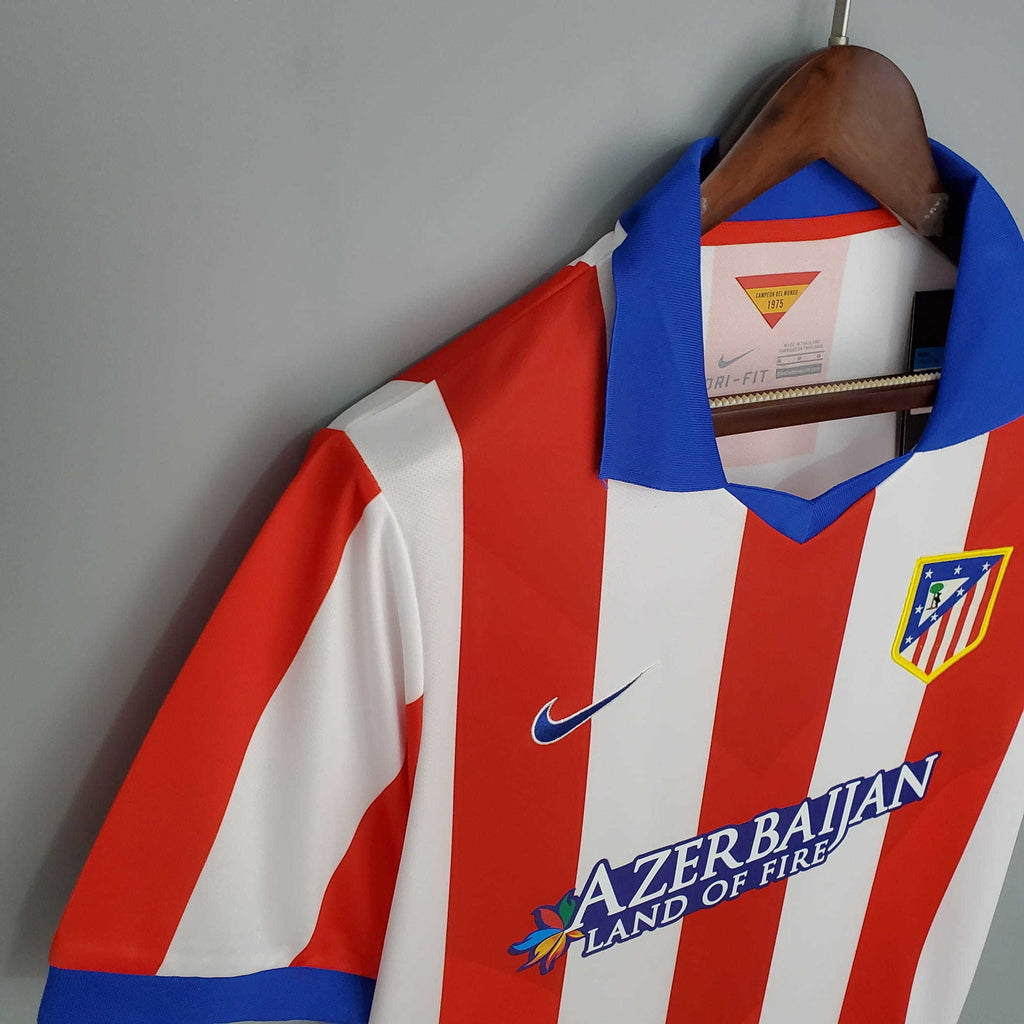 Camisa Atlético de Madrid Retrô 2014/2015 Branca e Vermelha - Nike | Futmantos