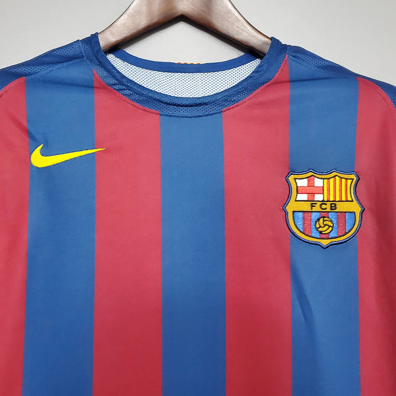 Camisa Barcelona Retrô 2006 Azul e Vermelha - Nike | Futmantos