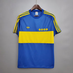 Camisa Boca Juniors Retrô 1981 Azul e Amarela - Adidas | Futmantos