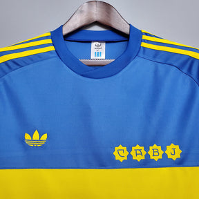 Camisa Boca Juniors Retrô 1981 Azul e Amarela - Adidas | Futmantos