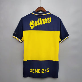 Camisa Boca Juniors Retrô 1999 Azul e Amarela - Nike | Futmantos