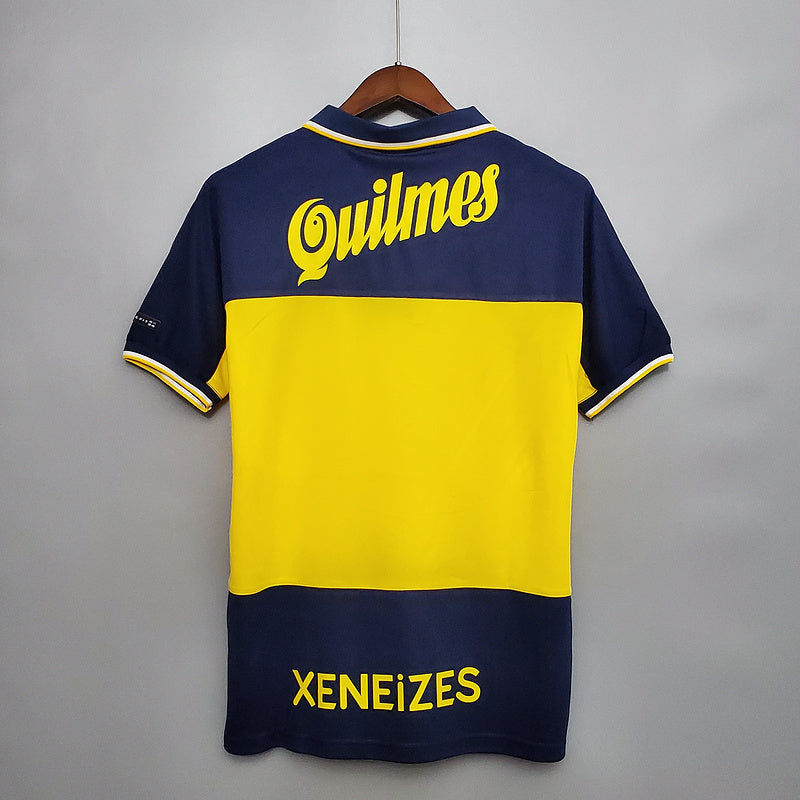 Camisa Boca Juniors Retrô 1999 Azul e Amarela - Nike | Futmantos