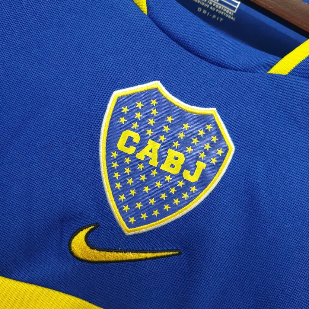 Camisa Boca Juniors Retrô 2001 Azul e Amarela - Nike | Futmantos