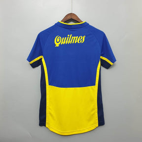 Camisa Boca Juniors Retrô 2001 Azul e Amarela - Nike | Futmantos