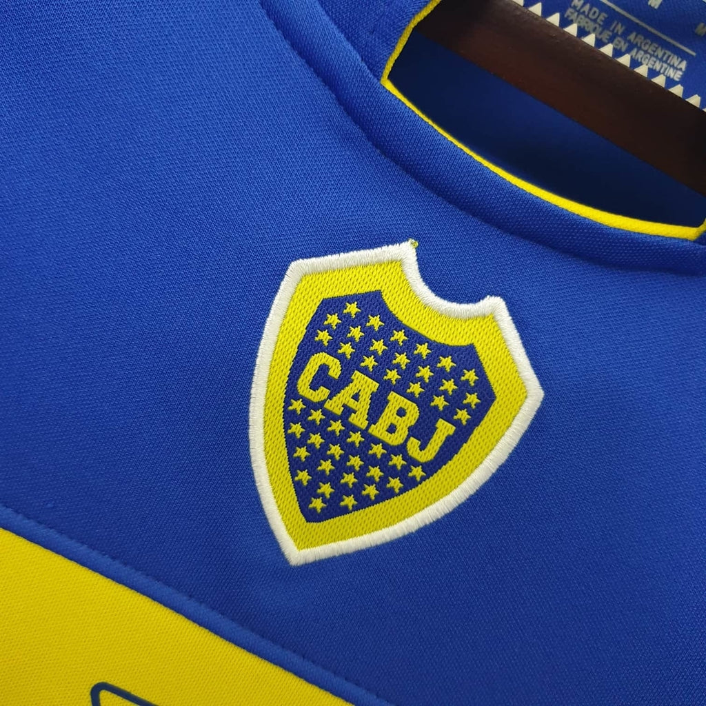 Camisa Boca Juniors Retrô 2005 Azul e Amarela - Nike | Futmantos