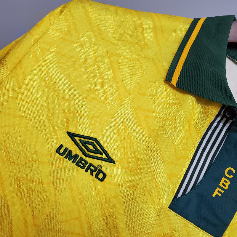 Camisa Seleção Brasileira Retrô 1991/1993 Amarela - Umbro | Futmantos