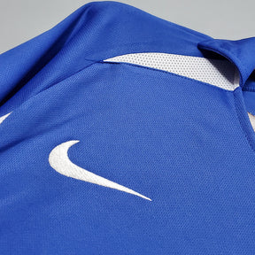 Camisa Seleção Brasileira Retrô 2002 Azul - Nike | Futmantos