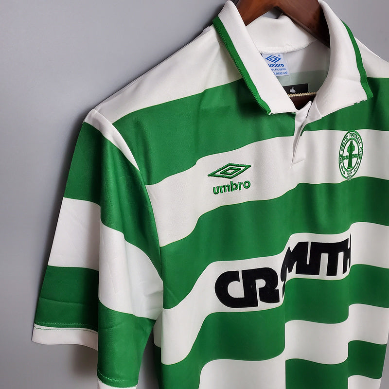 Camisa Celtic Retrô 1987/1989 Verde e Branca - Umbro | Futmantos