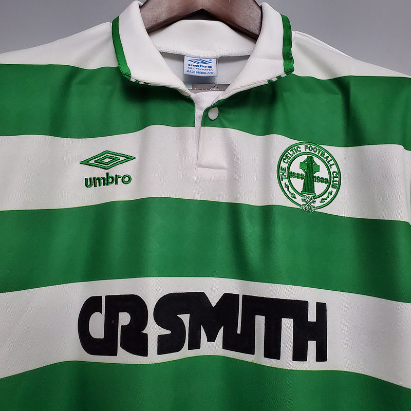 Camisa Celtic Retrô 1987/1989 Verde e Branca - Umbro | Futmantos