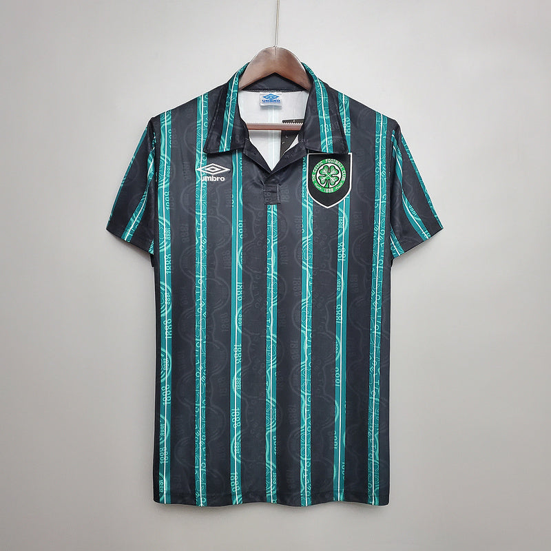 Camisa Celtic Retrô 1992/1993 Preta e Verde - Umbro | Futmantos