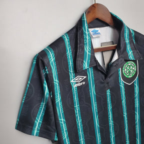 Camisa Celtic Retrô 1992/1993 Preta e Verde - Umbro | Futmantos