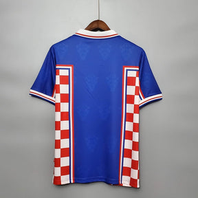 Camisa Croácia Retrô 1998 Azul, Vermelha e Branca - Lotto | Futmantos