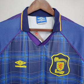 Camisa Escócia Retrô 1994/1996 Azul - Umbro | Futmantos