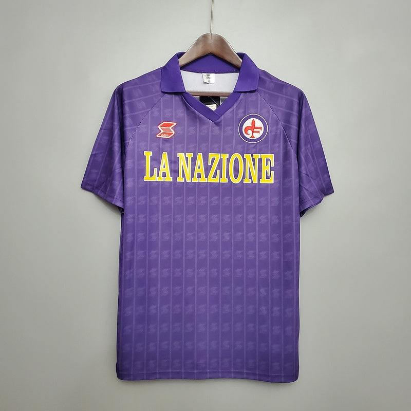 Camisa Fiorentina Retrô 1989/1990 Roxa - ABM | Futmantos