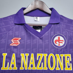 Camisa Fiorentina Retrô 1989/1990 Roxa - ABM | Futmantos