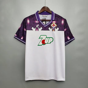 Camisa Fiorentina Retrô 1992/1993 Branca e Roxa - Lotto | Futmantos