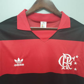 Camisa Flamengo Retrô 1982 Vermelha e Preta - Adidas | Futmantos