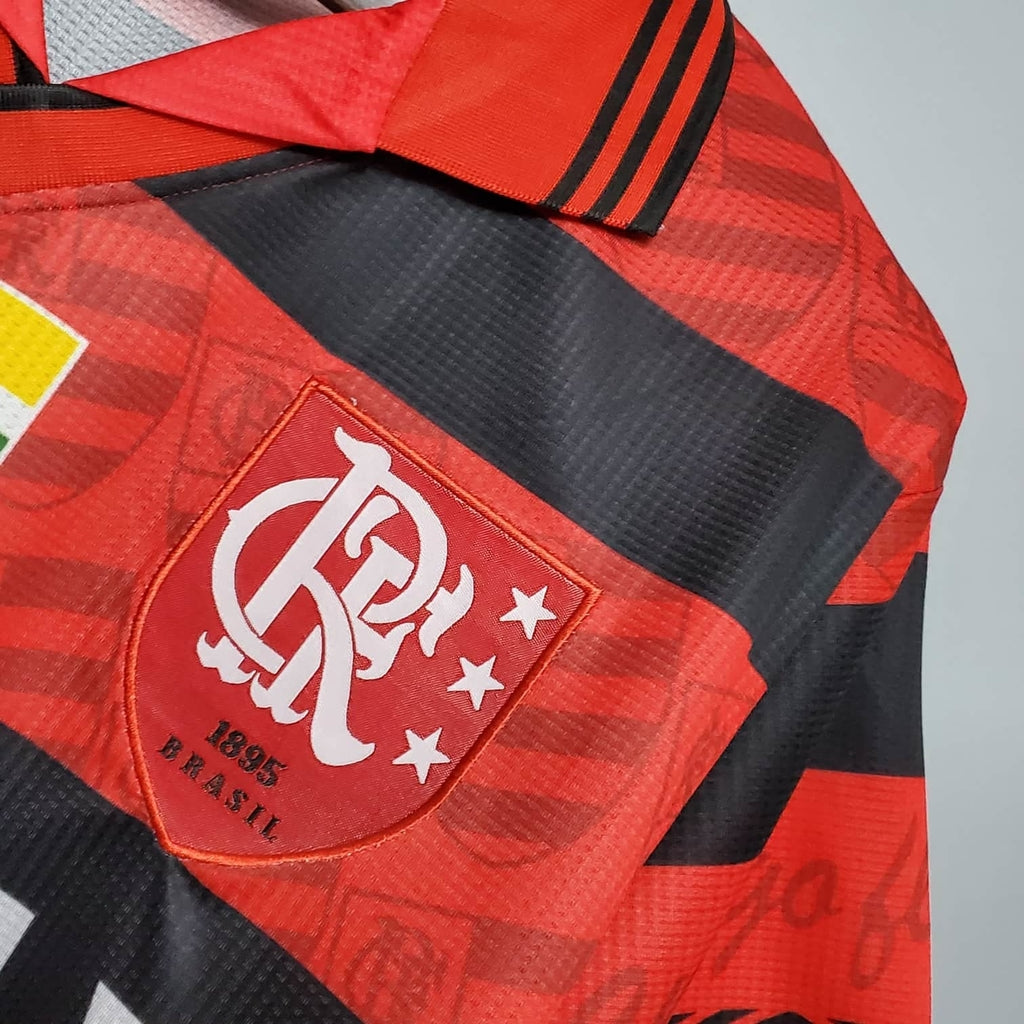 Camisa Flamengo Retrô 1995 Vermelha e Preta - Umbro | Futmantos