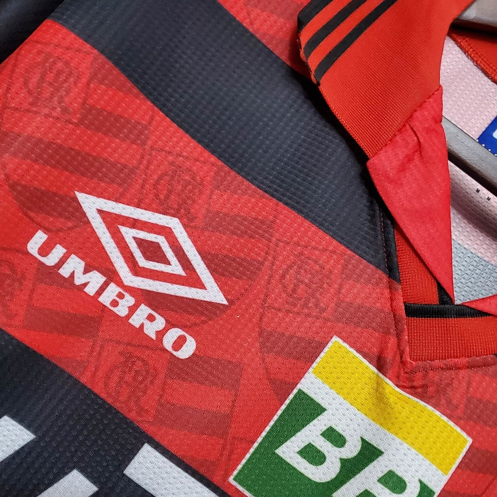 Camisa Flamengo Retrô 1995 Vermelha e Preta - Umbro | Futmantos