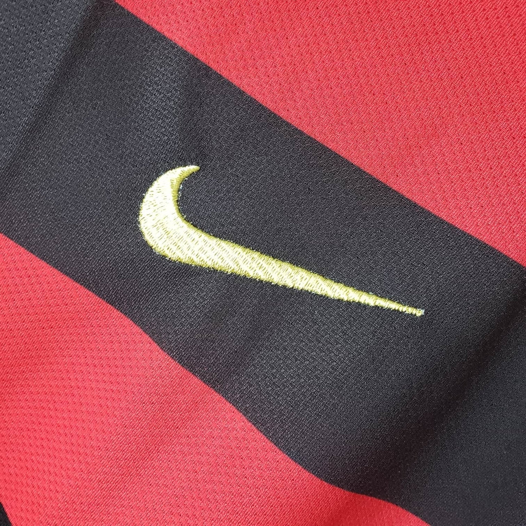 Camisa Flamengo Retrô 2009 Vermelha e Preta - Nike | Futmantos