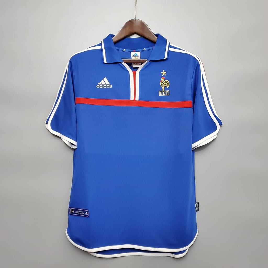 Camisa França Retrô 2000 Azul - Adidas | Futmantos