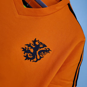 Camisa Holanda Retrô 1974 Laranja | Futmantos