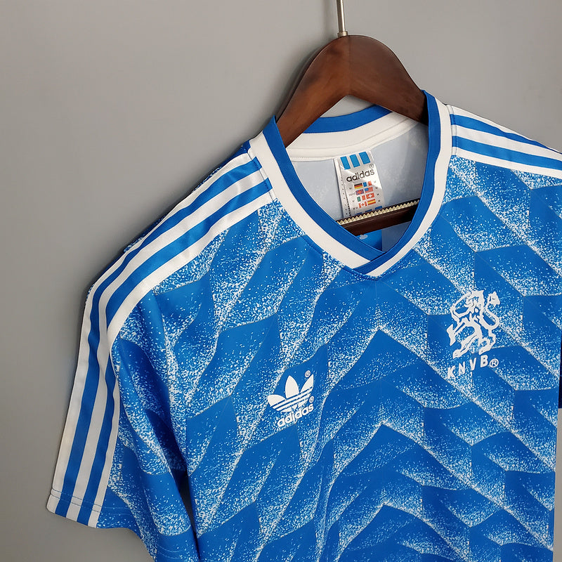 Camisa Holanda Retrô 1988 Azul - Adidas  | Futmantos