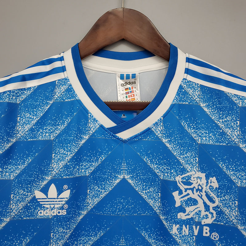 Camisa Holanda Retrô 1988 Azul - Adidas  | Futmantos