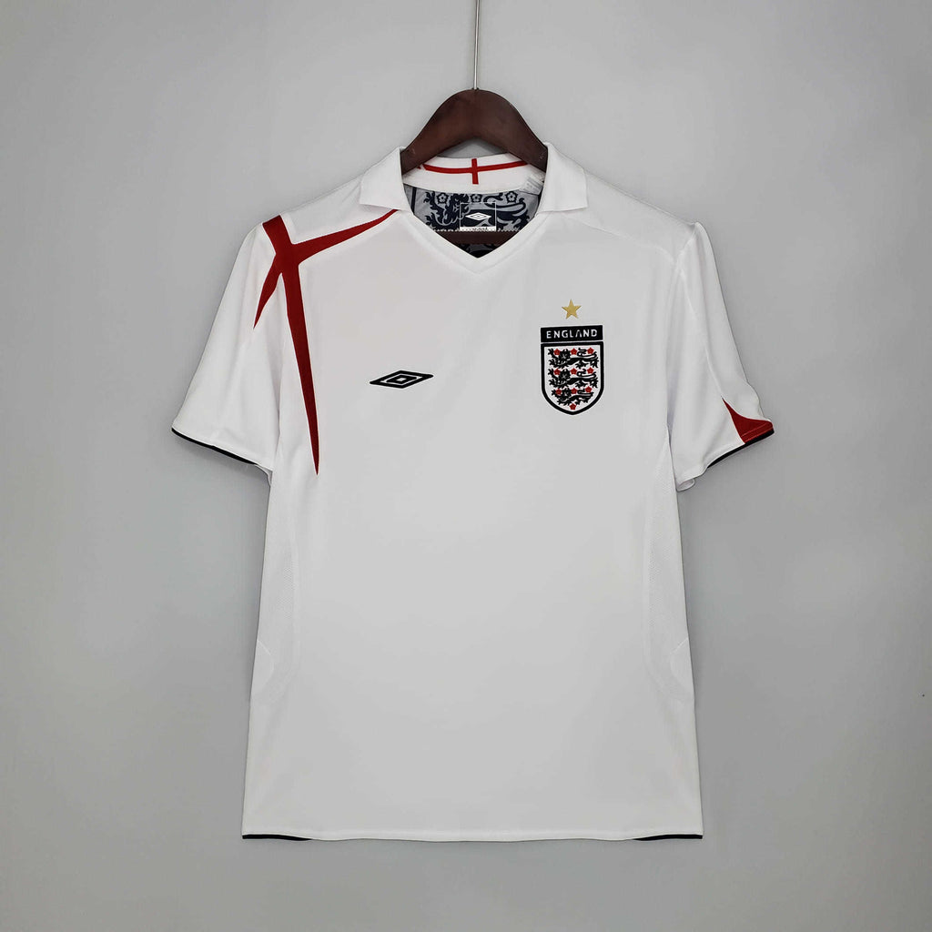 Camisa Inglaterra Retrô 2006 Branca - Umbro | Futmantos