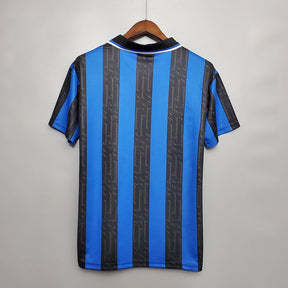 Camisa Inter de Milão Retrô 1997/1998 Azul e Preta - Umbro | Futmantos