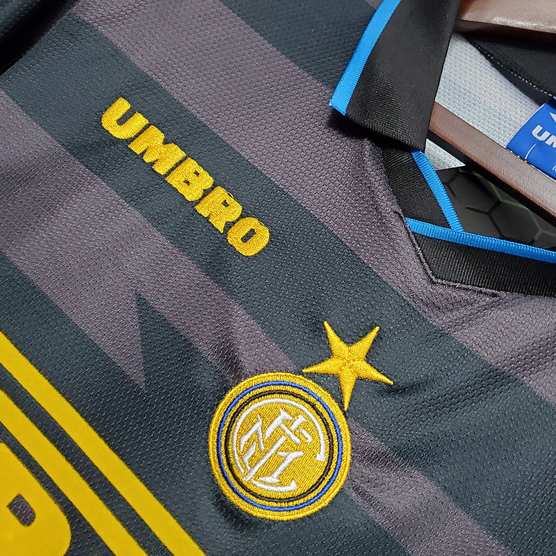 Camisa Inter de Milão Retrô 1997/1998 Cinza - Umbro | Futmantos