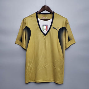 Camisa Itália Retrô 2006 Dourada - Puma | Futmantos