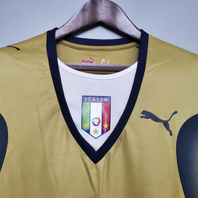 Camisa Itália Retrô 2006 Dourada - Puma | Futmantos