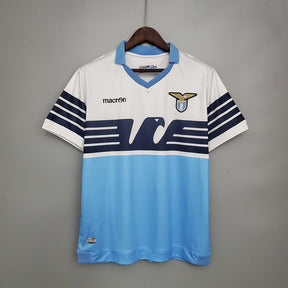 Camisa Lazio Retrô 2014 Azul e Branca - Macron | Futmantos