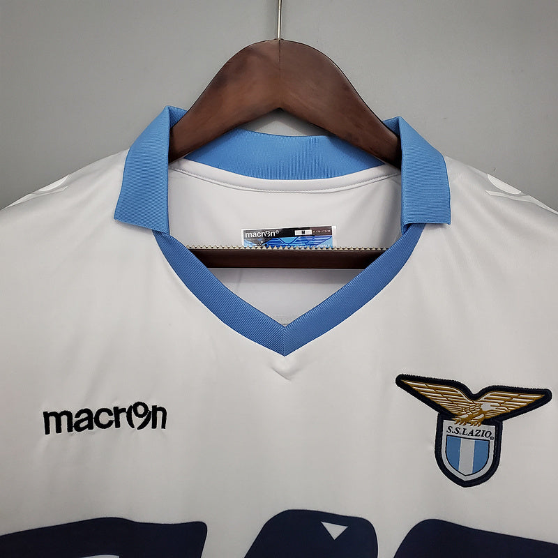 Camisa Lazio Retrô 2014 Azul e Branca - Macron | Futmantos