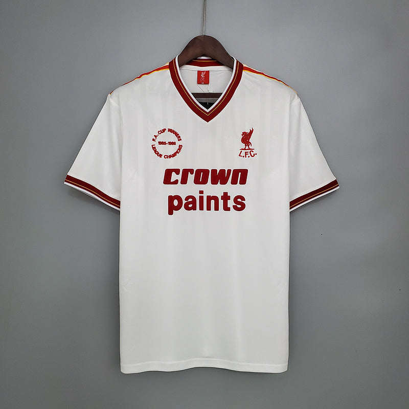 Camisa Liverpool Retrô 1985/1986 Branca | Futmantos