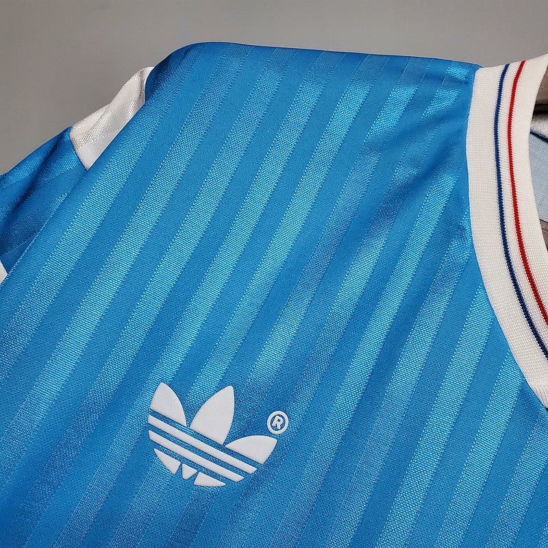 Camisa Marseille Retrô 1990 Azul - Adidas | Futmantos