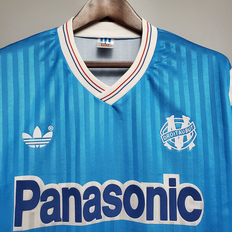 Camisa Marseille Retrô 1990 Azul - Adidas | Futmantos