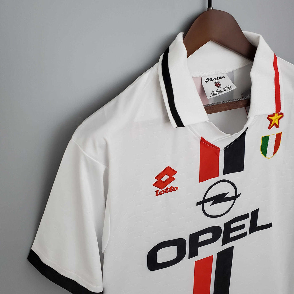 Camisa Milan Retrô 1995/1997 Branca - Lotto | Futmantos