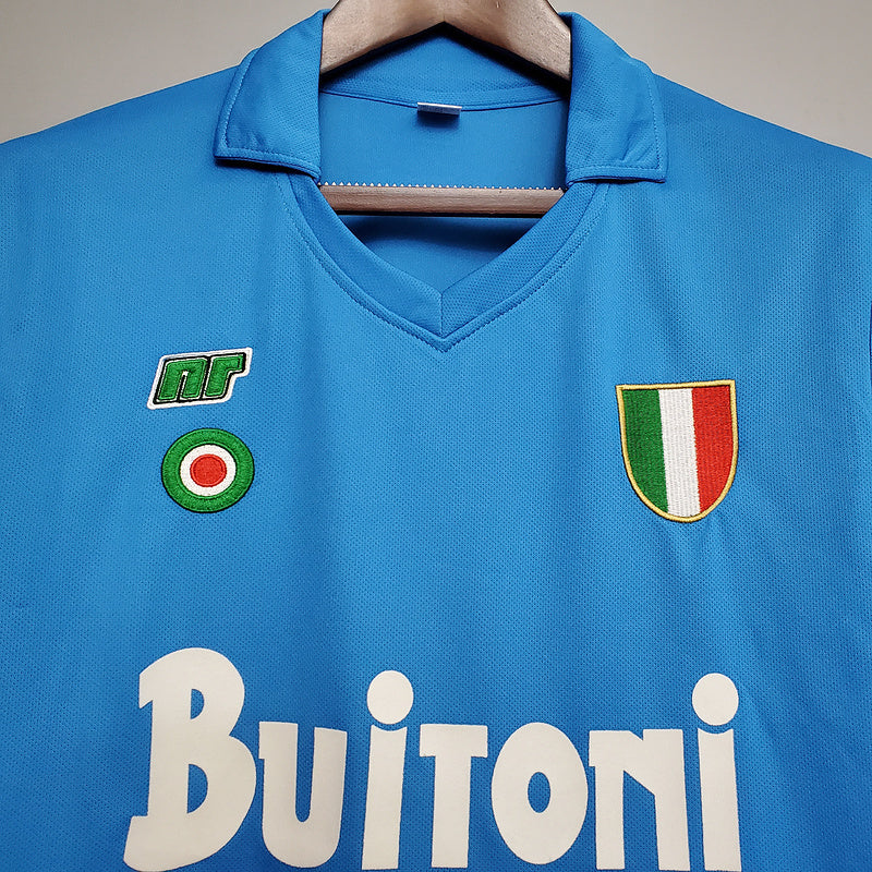 Camisa Napoli Retrô 1987/1988 Azul | Futmantos