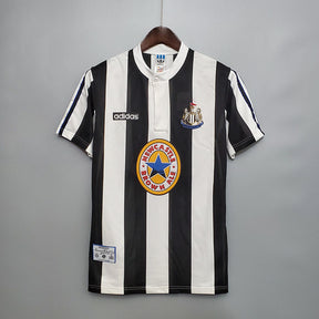 Camisa Newcastle Retrô 1995/1997 Preta e Branca - Adidas | Futmantos