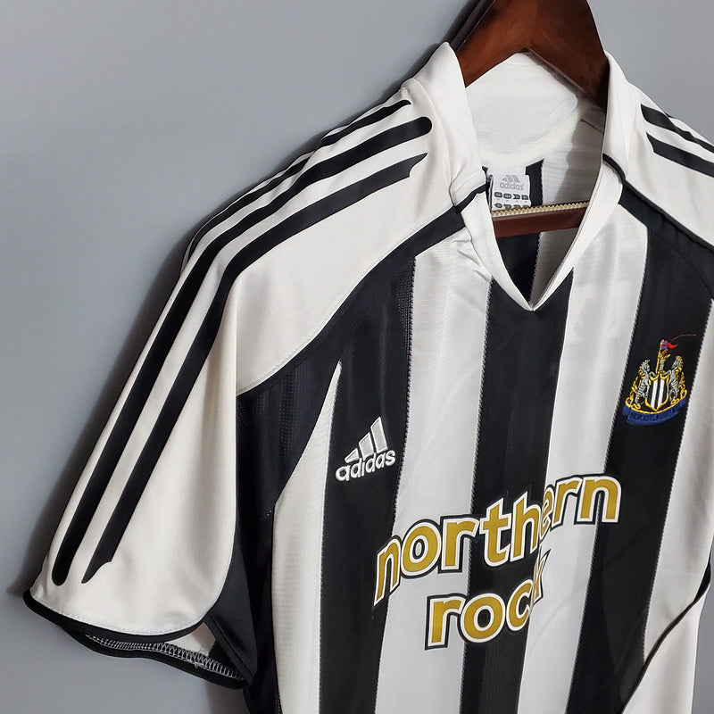 Camisa Newcastle Retrô 2005/2006 Preta e Branca - Adidas | Futmantos