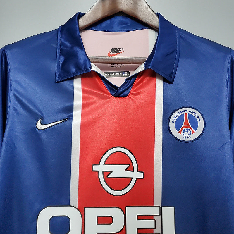 Camisa PSG Retrô 1998/1999 Azul e Vermelha - Nike | Futmantos