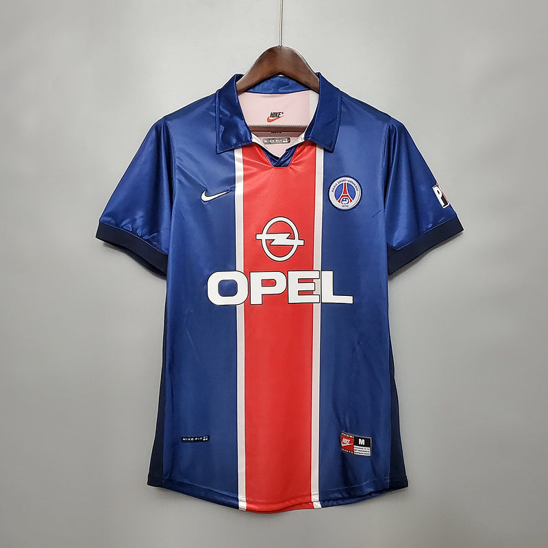 Camisa PSG Retrô 1998/1999 Azul e Vermelha - Nike | Futmantos