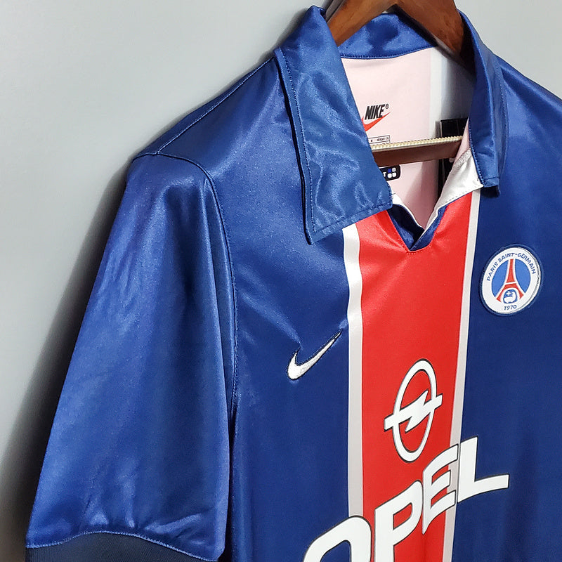 Camisa PSG Retrô 1998/1999 Azul e Vermelha - Nike | Futmantos